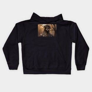 Afrocentric Man Kids Hoodie